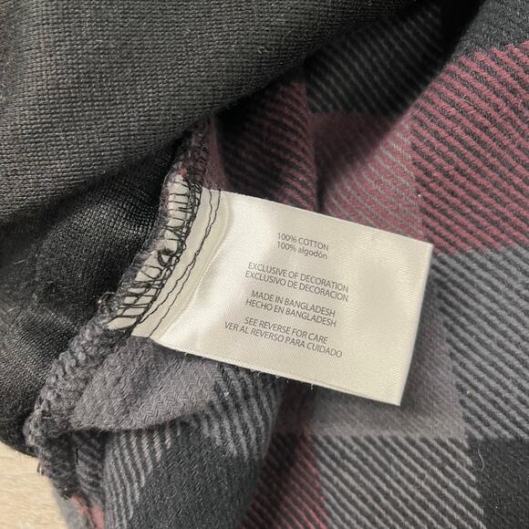 Orvis Red Black Check Mens L Flap Pocket Heavyweight Flannel Shirt Work Shacket - Picture 5 of 9